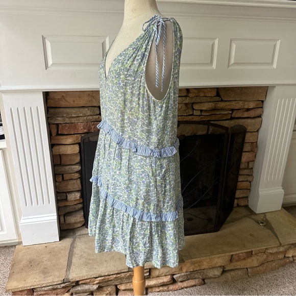 Rails Janelle mini dress in the blue green wildflower mix small - Picture 8 of 16